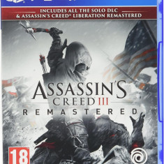 Joc video Ubisoft Assassin's Creed III + Liberation HD Remaster Playstation 4