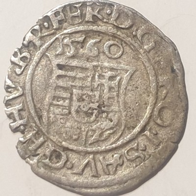 Ungaria 1 denar 1560 KB argint Ferdinand l foto