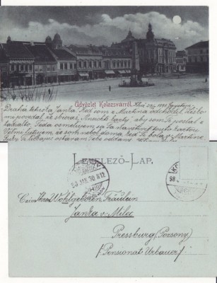 Cluj - Vedere generala-clasica, rara foto