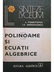 L. Panaitopol - Polinoame si ecuatii algebrice (Editia: 1980) foto