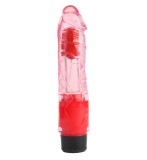 Vibrator Realistic Vibe, Multispeed, TPR, Roz, 20 cm