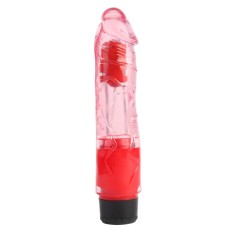 Vibrator Realistic Vibe, Multispeed, TPR, Roz, 20 cm
