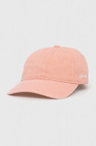 Levi&#039;s șapcă de baseball din bumbac culoarea roz, neted