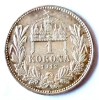 UNGARIA 1 COROANA 1912 CORONA KORONA ARGINT VF++XF, Europa