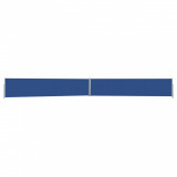 Copertină laterală retractabilă de terasă, albastru, 170x1200cm, vidaXL