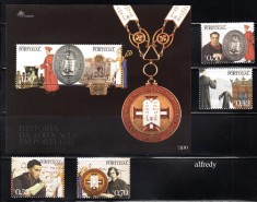 PORTUGALIA 2003 Istoria profesiei de avocat, serie neuzata, MNH