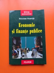 Economie și finanțe publice - Nicolae Hoanță