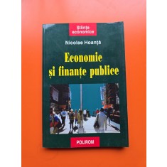Economie și finanțe publice - Nicolae Hoanță