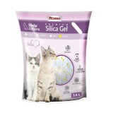 Asternut igienic pentru pisici Silica Gel Figaro 3,8L cu lamaie
