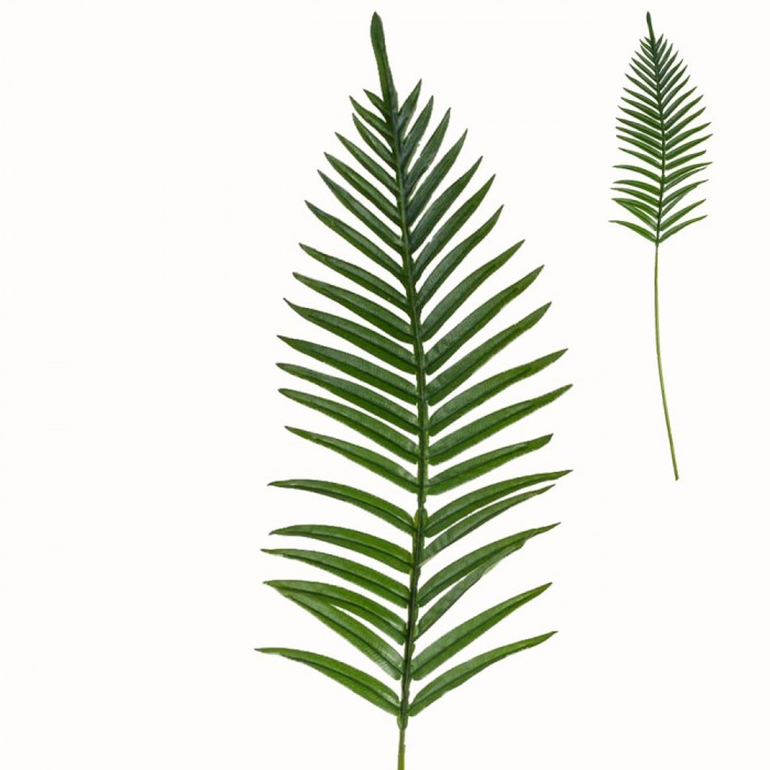 Ramură Artificială Decorativă, Model Ferigă, &Icirc;nălțime 100cm, Culoare Verde, Material Plastic