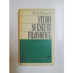 STUDII SI ESEURI FILOSOFICE de D.D. ROSCA 1970