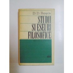 STUDII SI ESEURI FILOSOFICE de D.D. ROSCA 1970