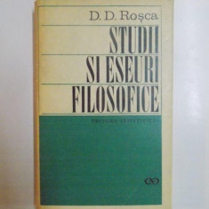 STUDII SI ESEURI FILOSOFICE de D.D. ROSCA 1970