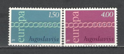 Iugoslavia.1971 EUROPA SI.312 foto