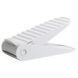 Suport pentru pantofi, flippy, cu dou&Auml; straturi, organizator, antiderapant &Egrave;i durabil, in&Auml;l&Egrave;ime reglabil&Auml;, 25.5x11x7.5 cm, alb, 150 g