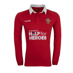 Tricou VX-3 Help 4 Heroes Wales Rugby, mineci lungi M, L, XL -licenta oficiala- foto