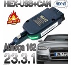 Tester Diagnoza Auto VCDS VAG COM 23.3.1 HEX CAN V2 lb romana NEW MODEL