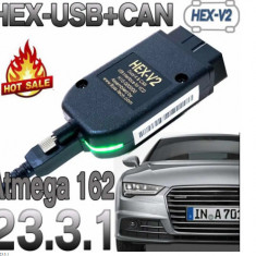 Tester Diagnoza Auto VCDS VAG COM 23.3.1 HEX CAN V2 lb romana NEW MODEL