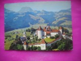 HOPCT 20121 CASTELUL MOLESON - GRUYERES IN 1969 -STAMPILA / TIMBRU -ELVETIA -CIRCULATA
