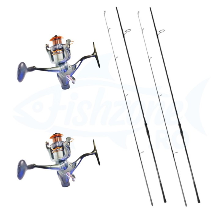 Set 2 Lansete Crap Legend EastShark 3.60m, 3.75lbs + 2 Mulinete FA8000