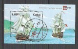 Cuba 1996 Ships, UPU, perf. sheet, used AA.051, Stampilat