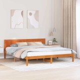 Cumpara ieftin Cadru de pat Maro 200 x 200 cm Lemn masiv de pin