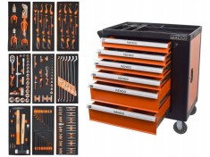 Dulap de scule profesional cu 6 sertare, 144 buc WeldLand Equipment foto
