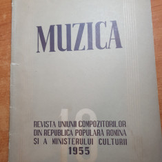 revista muzica octombrie 1955 - revista uniunii compozitorilor