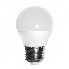Bec LED 6W E27 lumina alba calda, Optonica &ndash; sferic