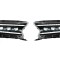 Set faruri FORD RANGER, 05.2016-12.2022, dynamic indicator; cu animatii; LED; electrical; negru, galben marker lamp cover; TUNING; Omologare ECE; LED