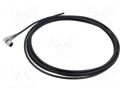 Cablu BALLUFF M12 5 pini unghiat 5m pentru senzori automatizări IP67 foto