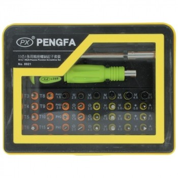 Pengfa No. 8921 Set de instrumente de șurubelniță multifuncțional premium 53-&amp;icirc;n-1 foto