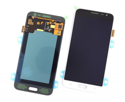Display Samsung Galaxy J3 2016 J320 Display Original Service Pack White Alb foto