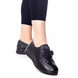Pantofi casual kelli negru piele ecologica, 38