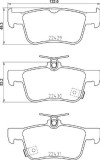 BREMBO P 28 089 PRIME LINE set placute frana,frana disc