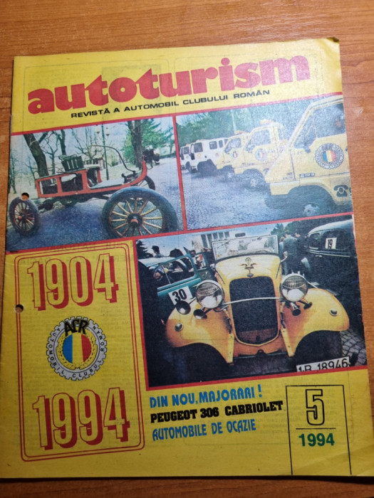 autoturism mai 1994-peugeot 206 cabriolet,vw concept si golf,alfa romeo