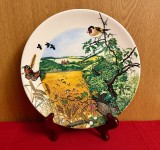 FARFURIE DIN PORTELAN WEDGWOOD- BONE CHINA- THE VILLAGE IN THE VALLEY- COLIN NEWMAN D21,5CM