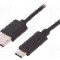Cablu USB A mufa, USB C mufa, USB 2.0, lungime 1.8m, {{Culoare izola&amp;#355;ie}}, QOLTEC - 50484