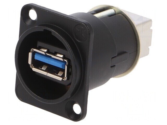 Reversible USB 3.0 Gender Changer - Black