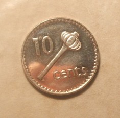 FIJI 10 CENTI 2000 UNC foto