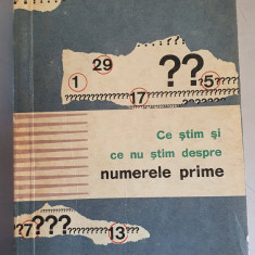 Ce stim si ce nu stim despre numerele prime - W. Sierpinski
