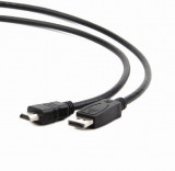 CABLU video SPACER, adaptor DisplayPort (T) la HDMI (T), 4K, 1.8m, Black,