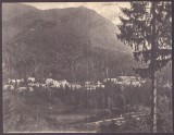 928 - TUSNAD, Panorama, Romania - old double postcard - used - 1914