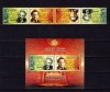 ✅RO 2006 LP 1726+b,&quot;Em.com. RO/Ungaria-Compozitori&quot;,pereche TB+colita 380,MNH, Nestampilat