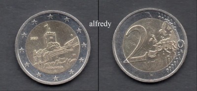 GERMANIA 2 euro, 2022 A, Thuringen foto