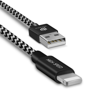 Cablu Date si Incarcare USB la Lightning DUX DUCIS K-ONE Series, 2 m, 2.1A, Negru foto