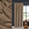 Perdea Decorativă, Maro, 140x260cm, Poliester, Oem