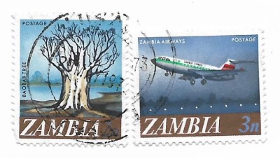 Zambia - Teme locale, 1968 - valori obliterate foto