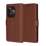 Husa Realme GT 6 Asteroid GSM Leather Folio, maro