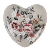 Cumpara ieftin Inimioara decorativa ceramica multicolora 11x11x4 cm